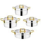 سرویس قابلمه استیل خالص 8 پارچه lines لینس ترکیه