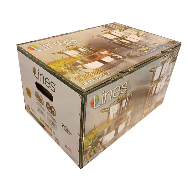 سرویس قابلمه استیل خالص 8 پارچه lines لینس ترکیه